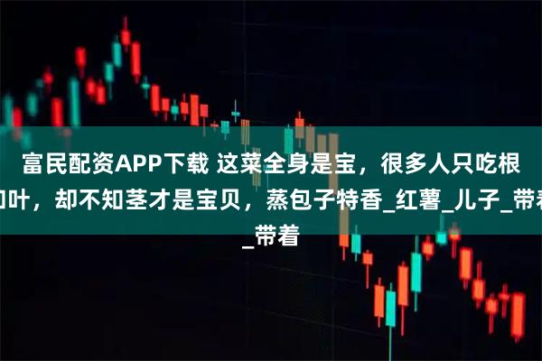 富民配资APP下载 这菜全身是宝，很多人只吃根和叶，却不知茎才是宝贝，蒸包子特香_红薯_儿子_带着