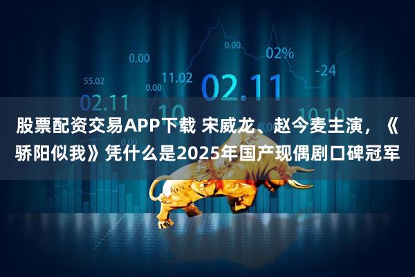 股票配资交易APP下载 宋威龙、赵今麦主演，《骄阳似我》凭什么是2025年国产现偶剧口碑冠军